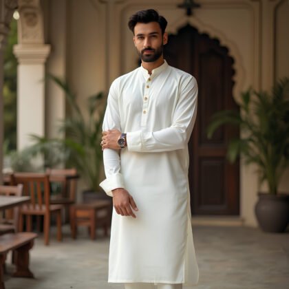 Plain White - Wash & Wear
